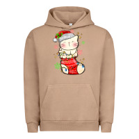 Pigment Burro christmas cat in Urban Hoodie - MaliasSmallBusiness