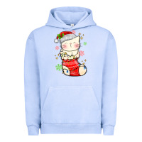 Pigment Grape Ice christmas cat in Urban Hoodie - MaliasSmallBusiness