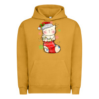Pigment Peanut Butter christmas cat in Urban Hoodie - MaliasSmallBusiness