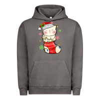 Pigment Tornado christmas cat in Urban Hoodie - MaliasSmallBusiness