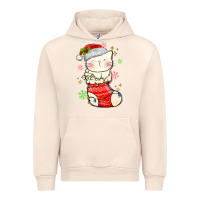Sandshell christmas cat in Urban Hoodie - MaliasSmallBusiness