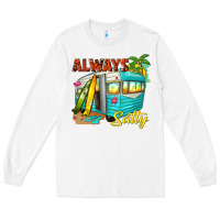White always salty with caravan Long Sleeve Tee - texasbilliewilder