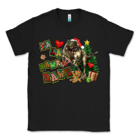 Black Fa La La Trex Christmas Classic Tee - FaDigitalArtStudio