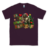Plum Fa La La Trex Christmas Classic Tee - FaDigitalArtStudio