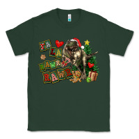 Sports Green Fa La La Trex Christmas Classic Tee - FaDigitalArtStudio