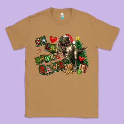 Fa La La Trex Christmas Classic Tee Designed By Fadigitalartstudio