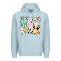 Blue Mist retro easter Premium Hoodie - MaliasSmallBusiness