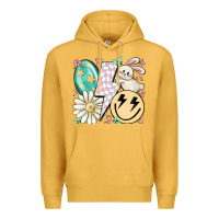 Mustard retro easter Premium Hoodie - MaliasSmallBusiness