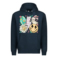 Navy retro easter Premium Hoodie - MaliasSmallBusiness