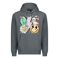 Rock retro easter Premium Hoodie - MaliasSmallBusiness