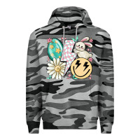 Slate Camo retro easter Premium Hoodie - MaliasSmallBusiness