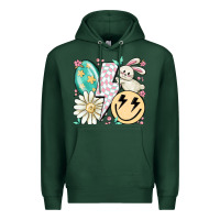 Sports Green retro easter Premium Hoodie - MaliasSmallBusiness