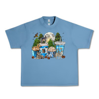Pebble Blue Wolf coffee cups Urban Heavy Tee - texasbilliewilder
