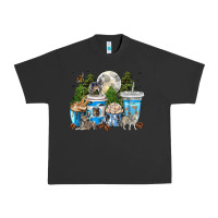 Pigment Black Wolf coffee cups Urban Heavy Tee - texasbilliewilder