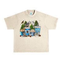 Sandshell Wolf coffee cups Urban Heavy Tee - texasbilliewilder