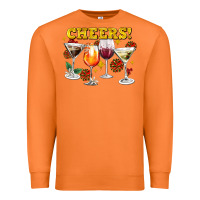 Carrot Cheers Christmas Coctail Premium Sweatshirt - AdoDesignShop