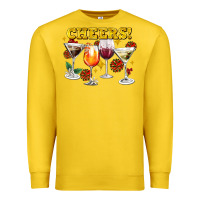 Lemon Cheers Christmas Coctail Premium Sweatshirt - AdoDesignShop