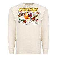 Sandshell Cheers Christmas Coctail Premium Sweatshirt - AdoDesignShop