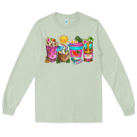 Matcha aloha coffe cups Long Sleeve Tee - texasbilliewilder
