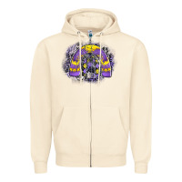 Sandshell halloween rainbow Zipper Hoodie - CowhideDigitalArt