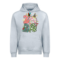 Heather Grey 2024 happy new year Urban Hoodie - MaliasSmallBusiness