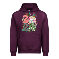 Mauve Wine 2024 happy new year Urban Hoodie - MaliasSmallBusiness