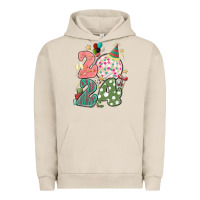 Pigment French Oak 2024 happy new year Urban Hoodie - MaliasSmallBusiness