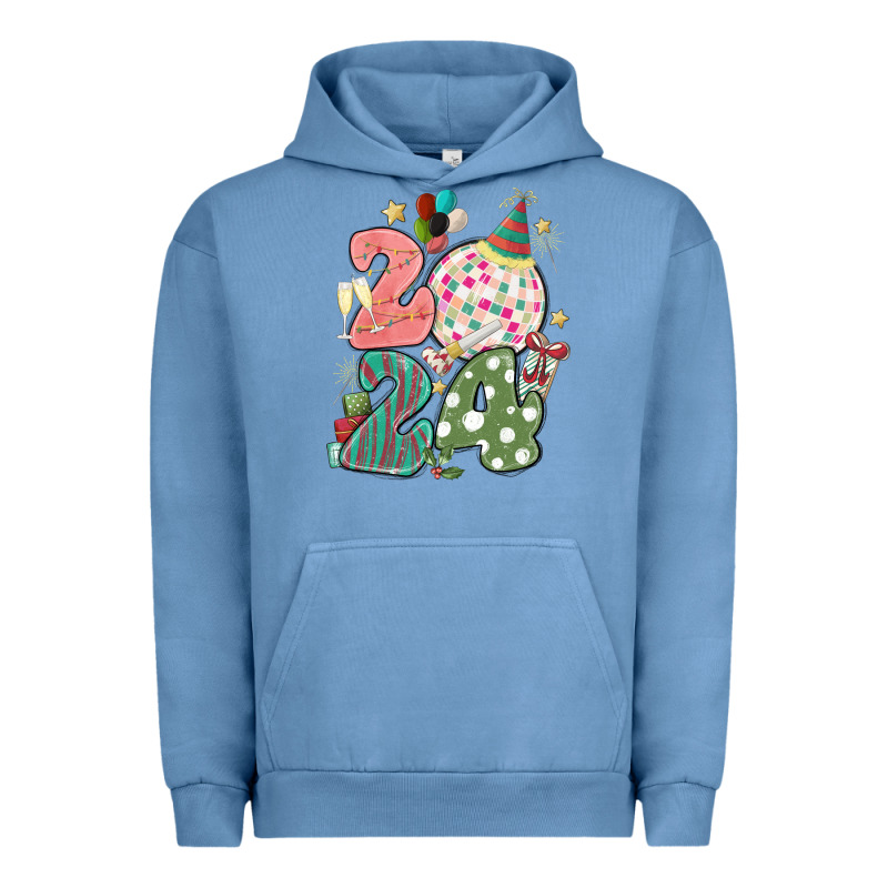 2024 Happy New Year Urban Hoodie by MaliasSmallBusiness | Teevron