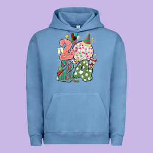 2024 Happy New Year Urban Hoodie Designed By Maliassmallbusiness