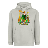 Moon Dust st patricks clover king  with shamrocks Heavyweight Hoodie - AdoDesignShop