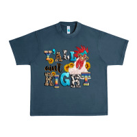 Midnight Navy Y'all ain't right crazy Urban Heavy Tee - texasbilliewilder