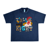 Navy Y'all ain't right crazy Urban Heavy Tee - texasbilliewilder