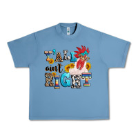 Pebble Blue Y'all ain't right crazy Urban Heavy Tee - texasbilliewilder
