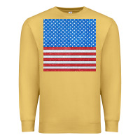Antique Gold Glitter 4th Of July Seamless Pattern Premium Sweatshirt - BundleAndBundleShop