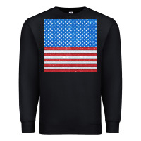 Black Glitter 4th Of July Seamless Pattern Premium Sweatshirt - BundleAndBundleShop