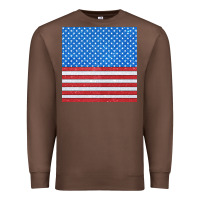 Chestnut Glitter 4th Of July Seamless Pattern Premium Sweatshirt - BundleAndBundleShop