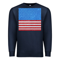 Navy Glitter 4th Of July Seamless Pattern Premium Sweatshirt - BundleAndBundleShop