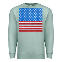 Seafoam Glitter 4th Of July Seamless Pattern Premium Sweatshirt - BundleAndBundleShop