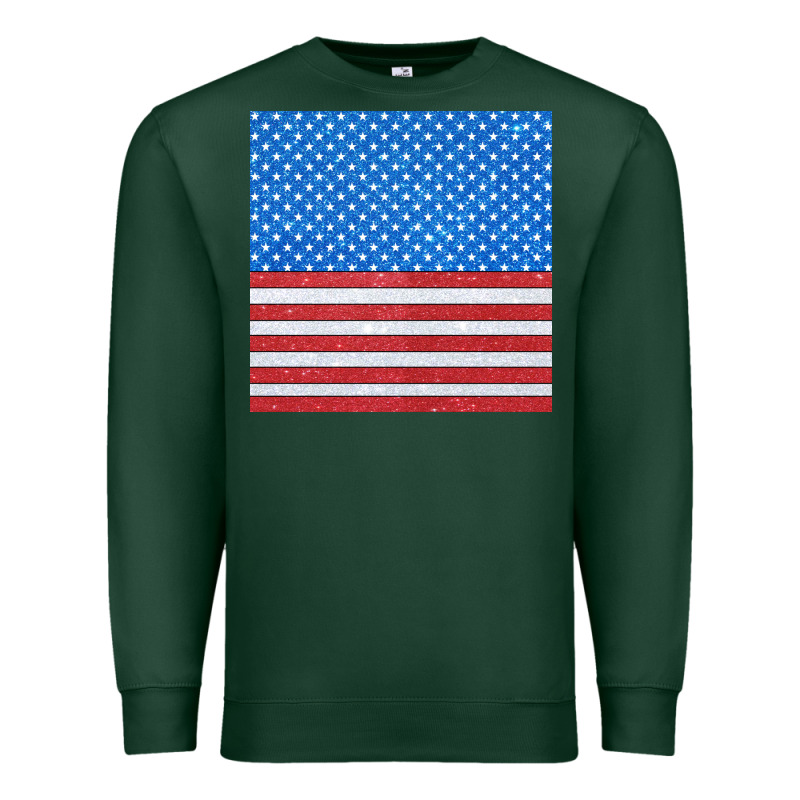 Glitter 4th Of July Seamless Pattern Premium Sweatshirt by BundleAndBundleShop | Teevron