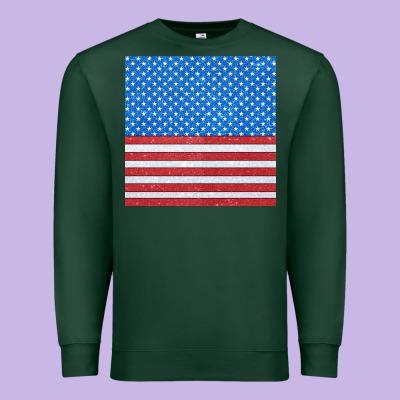 Glitter 4th Of July Seamless Pattern Premium Sweatshirt Designed By Bundleandbundleshop