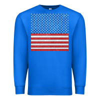 True Royal Glitter 4th Of July Seamless Pattern Premium Sweatshirt - BundleAndBundleShop