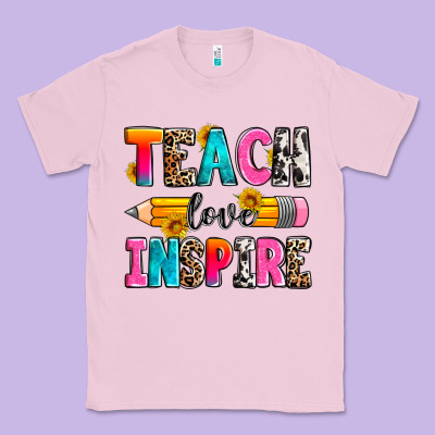 Teach Love Inspire Classic Tee Designed By Zillion Design Studio