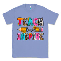 Colony Blue teach love inspire Classic Tee - Zillion Design Studio