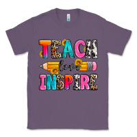 Lavender teach love inspire Classic Tee - Zillion Design Studio