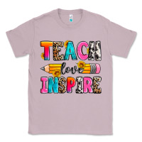 Lilac teach love inspire Classic Tee - Zillion Design Studio