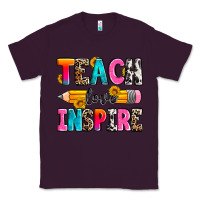 Plum teach love inspire Classic Tee - Zillion Design Studio