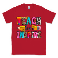 Red teach love inspire Classic Tee - Zillion Design Studio