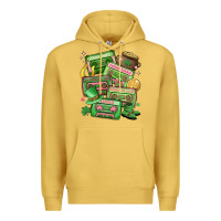 Antique Gold st patrick's day cassette tapes Premium Hoodie - MaliasSmallBusiness