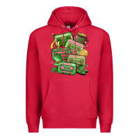 Cardinal st patrick's day cassette tapes Premium Hoodie - MaliasSmallBusiness