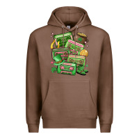 Chestnut st patrick's day cassette tapes Premium Hoodie - MaliasSmallBusiness